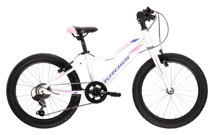 Bicykel Kross Lea Mini 3.0 Light White/Pink/Violet Glossy 2022