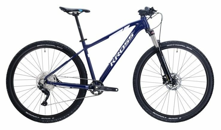 Testovaný Bicykel Kross Level 4.0 Navy Blue/White Glossy 2022