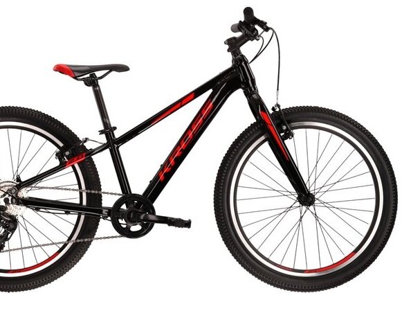 Bicykel Kross Level JR 2.0 Black/Red/Silver 2022