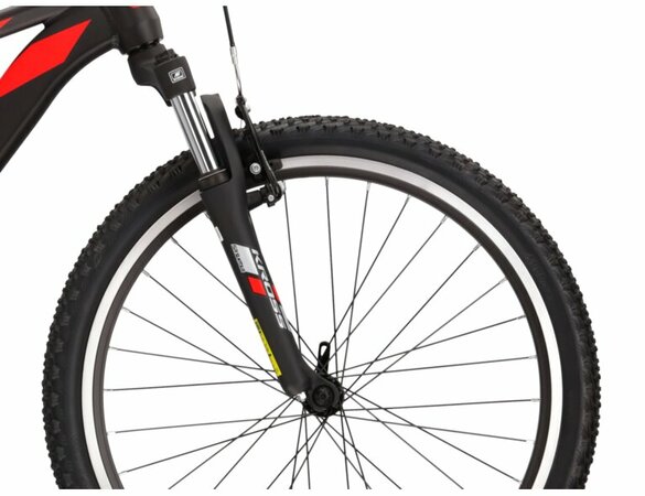 Bicykel Kross Level JR 2.0 Black/Red/Silver 2022