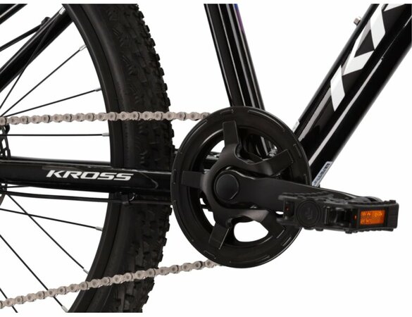 Bicykel Kross Level Jr Tokyo Black/Blue Glossy 2022