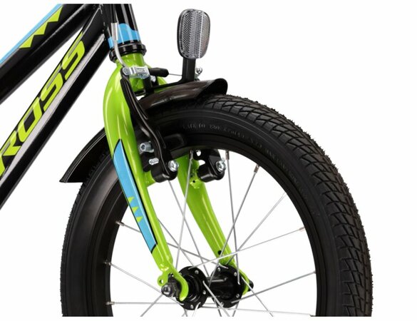 Bicykel Kross Racer 3.0 Black/Lime/Blue Glossy 2022