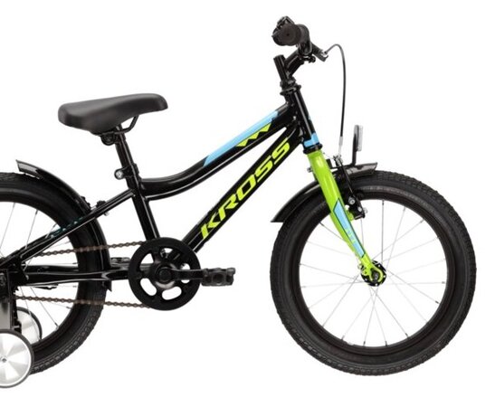 Bicykel Kross Racer 3.0 Black/Lime/Blue Glossy 2022