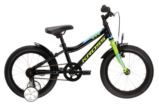 Bicykel Kross Racer 3.0 Black/Lime/Blue Glossy 2022