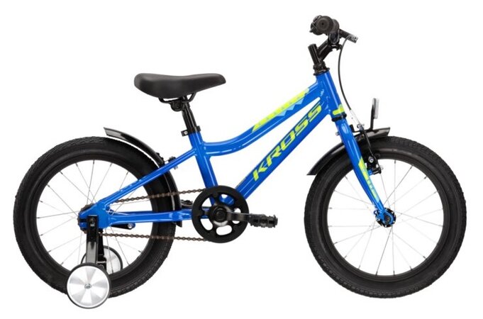 Bicykel Kross Racer 4.0 Blue/Lime Glossy 2022
