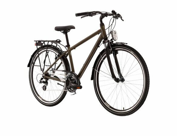 Bicykel Kross Trans 2.0 Khaki/Black Matte 2022