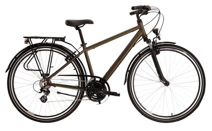 Bicykel Kross Trans 2.0 Khaki/Black Matte 2022