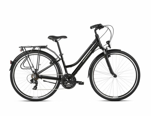 Bicykel Kross Trans 2.0 Black/Grey Glossy 2022