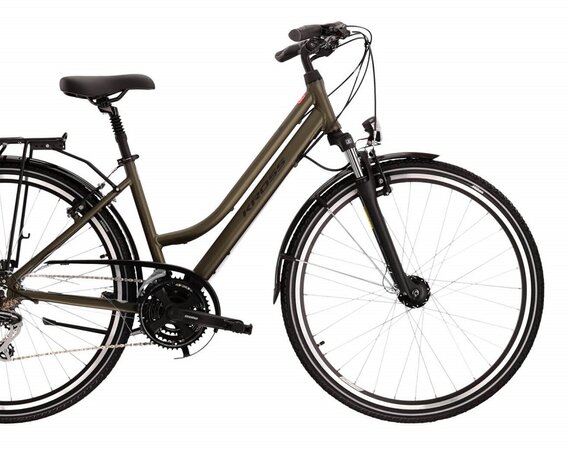 Bicykel Kross Trans 3.0 Khaki/Black Matte 2022