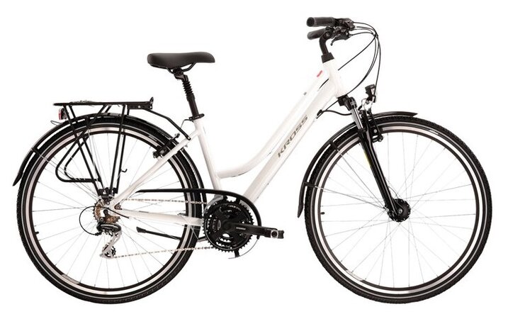 Bicykel Kross Trans 3.0 Lady White/Gray Gloss 2022