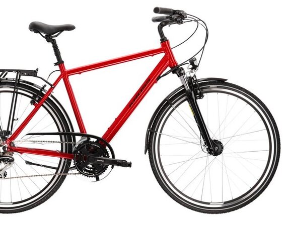 Bicykel Kross Trans 3.0 Red/Black Glossy 2022