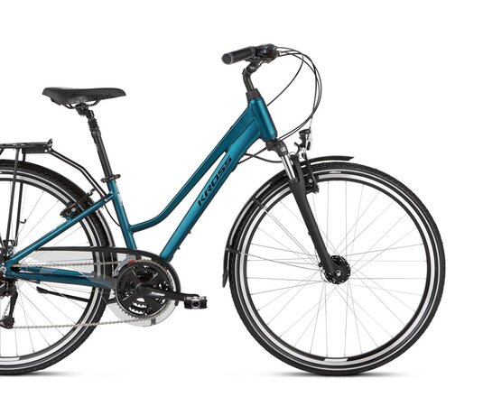 Bicykel Kross Trans 4.0 Turquoise/White Matte 2022