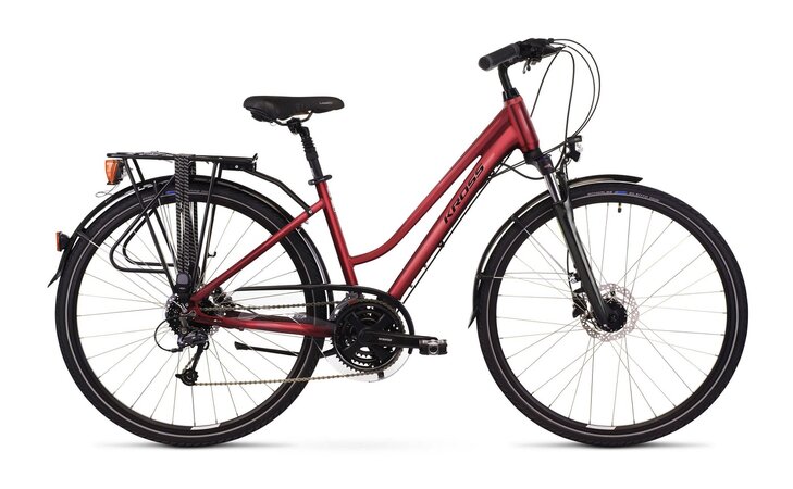 Bicykel Kross Trans 5.0 Ruby/Black Glossy 2022