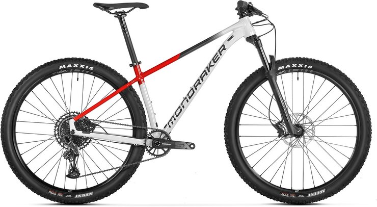 Bicykel Mondraker Chrono DC Bunker Grey/Flame Red/Vortex Grey 2024
