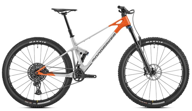 Bicykel Mondraker Raze Carbon R Racing Silver/Orange 2025