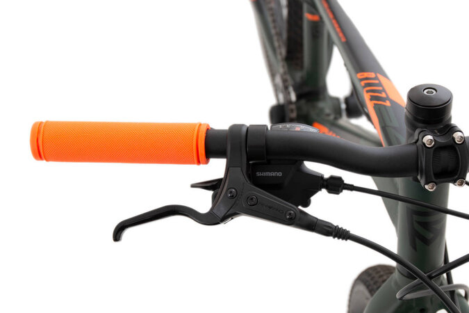 Bicykel Rock Machine Blizz 24 HD Matte Khaki/Neon Orange/Black 2022