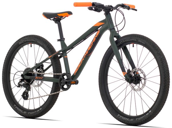 Bicykel Rock Machine Blizz 24 HD Matte Khaki/Neon Orange/Black 2022