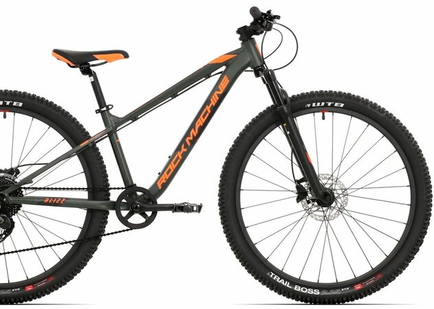 Bicykel Rock Machine Blizz HD Matte Khaki/Neon Orange/Black 2022