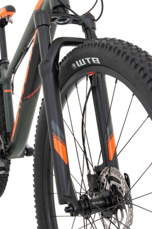 Bicykel Rock Machine Blizz HD Matte Khaki/Neon Orange/Black 2022