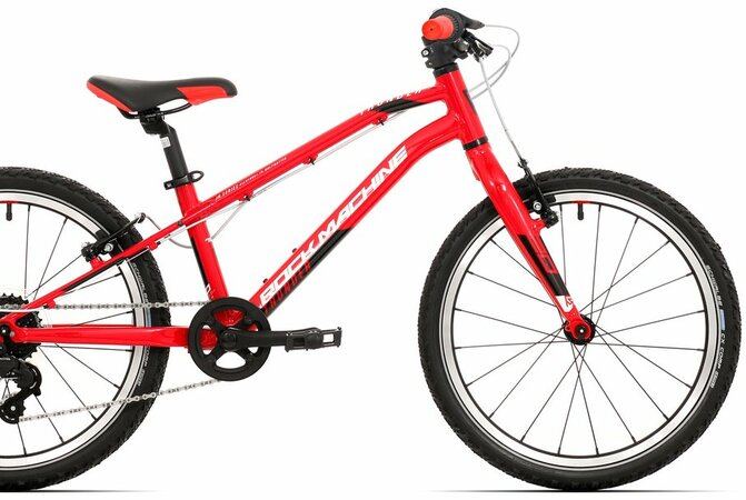 Bicykel Rock Machine Thunder 20 VB Gloss Dark Red/Black/White 2022
