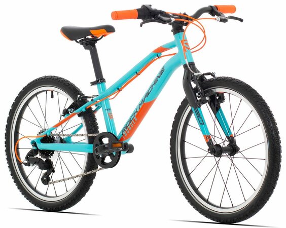 Bicykel Rock Machine Thunder 20 VB Gloss Neon Cyan/Black/Orange 2022