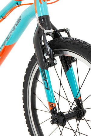 Bicykel Rock Machine Thunder 20 VB Gloss Neon Cyan/Black/Orange 2022