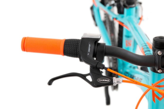 Bicykel Rock Machine Thunder 20 VB Gloss Neon Cyan/Black/Orange 2022