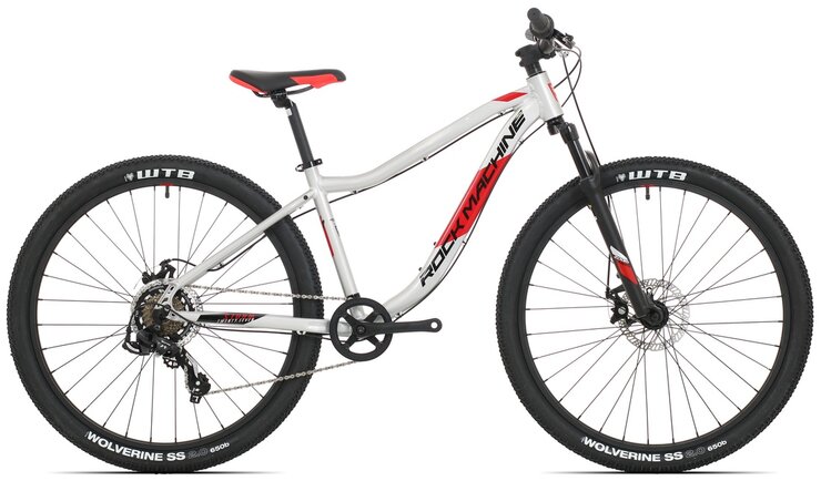 Bicykel Rock Machine Storm MD Gloss Silver/Red/Black 2022