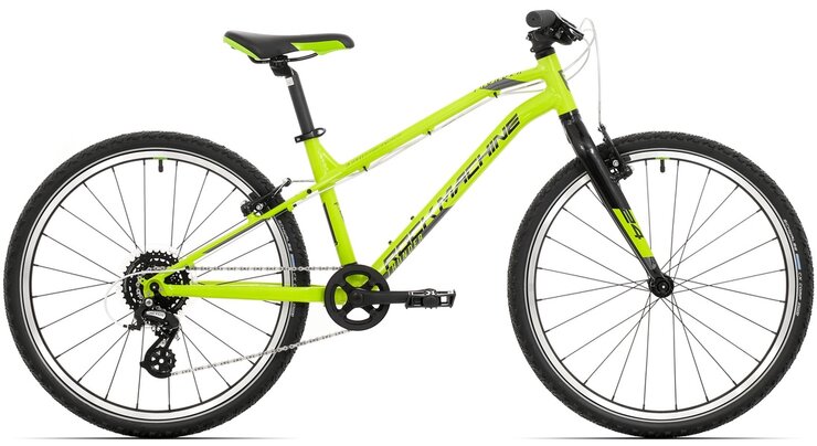 Bicykel Rock Machine Thunder 24 VB Gloss Radioactive Yellow/Black/Dark Grey 2022