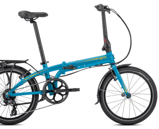 Bicykel Tern Link C8 Satin Black/Blue Magenta 2023