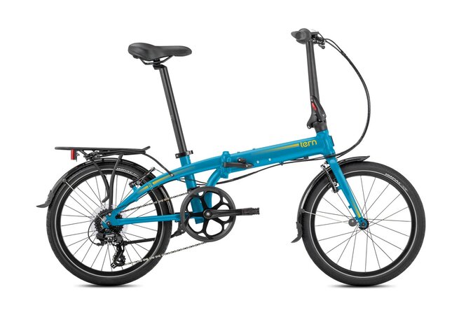 Bicykel Tern Link C8 Satin Black/Blue Magenta 2023