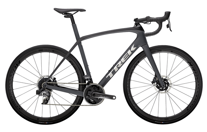 Testovaný bicykel Trek Domane SL 7 eTap Matte Charcoal/Trek Black 2022