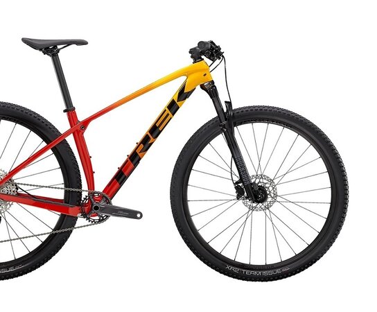 Bicykel Trek Procaliber 9.5 Marigold to Radioactive Red Fade 2021
