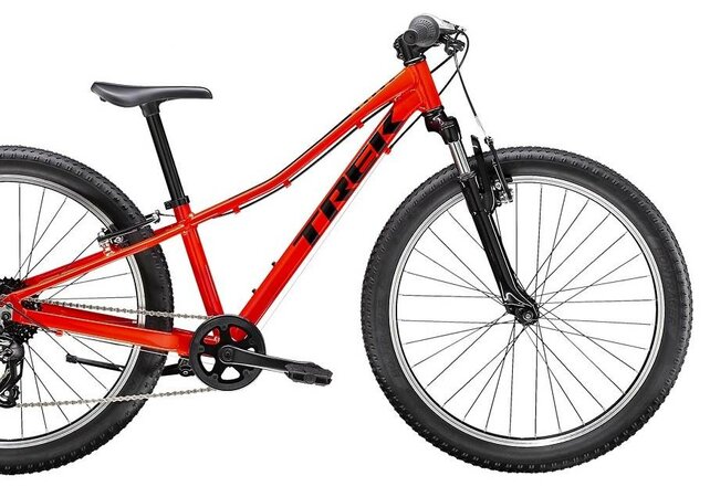 Bicykel Trek 8rychlostní odpružené kolo Precaliber 24 Radioactive Red 2022