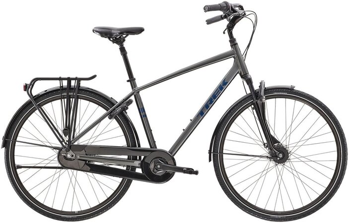Bicykel Trek District 2 Equipped Lithium Grey 2023