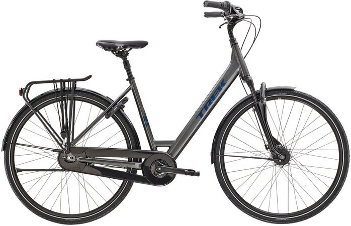Bicykel Trek District 2 Equipped Lowstep Lithium Grey 2023