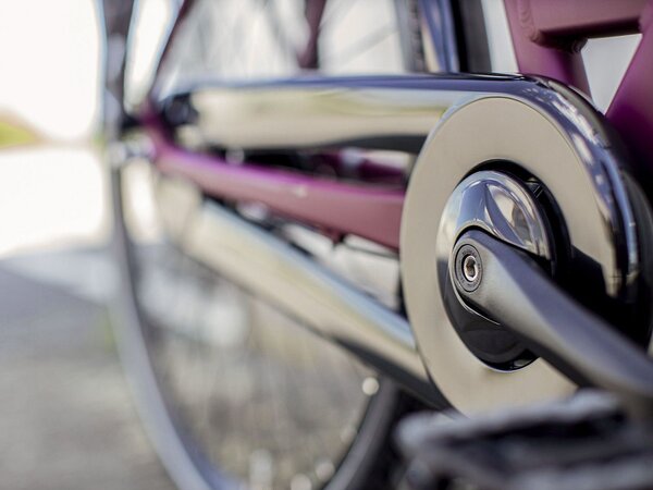 Bicykel Trek District 2 Equipped Lowstep Matte Mulberry 2022