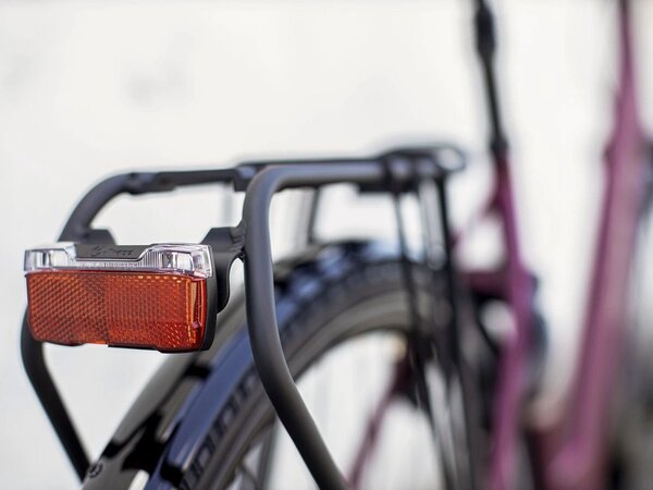 Bicykel Trek District 2 Equipped Lowstep Matte Mulberry 2022