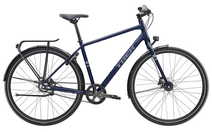 Bicykel Trek District 3 Equipped Deep Dark Blue Matte 2025
