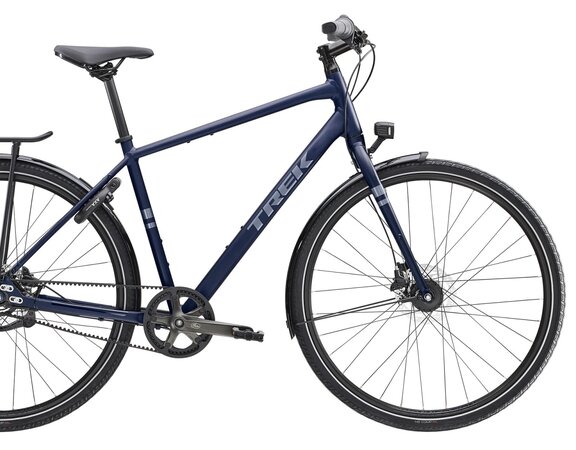 Bicykel Trek District 3 Equipped Deep Dark Blue Matte 2025