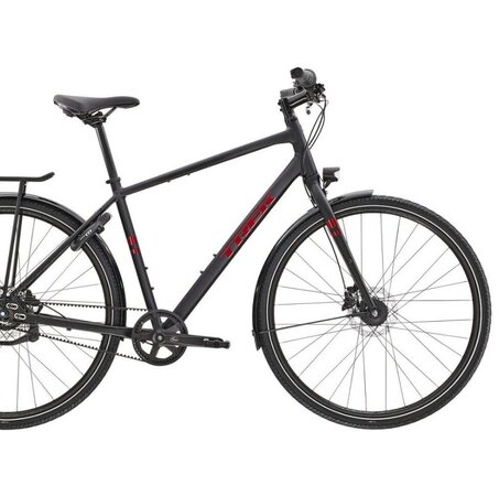 Bicykel Trek District 3 Equipped Matte Trek Black 2023