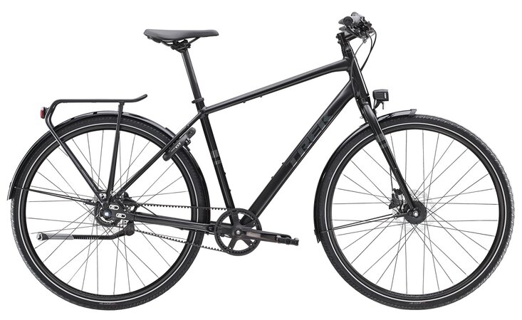 Bicykel Trek District 4 Equipped Trek Black Satin 2025