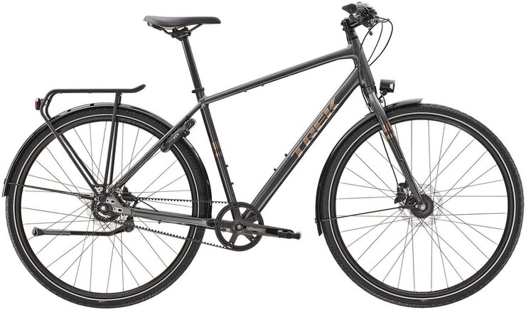 Bicykel Trek District 4 Equipped Lithium Grey 2023