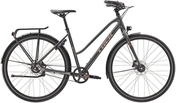 Bicykel Trek District 4 Equipped Stagger Lithium Grey 2023