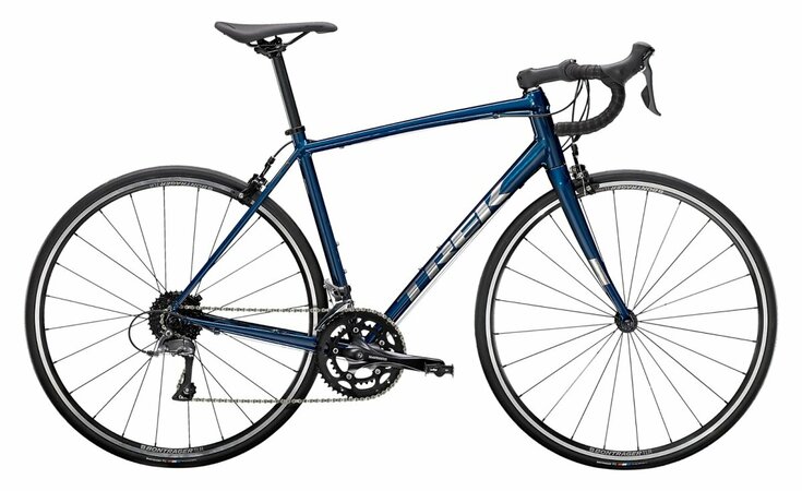Bicykel Trek Domane AL 2 Gloss Mulsanne Blue/Matte Trek Black E 2023