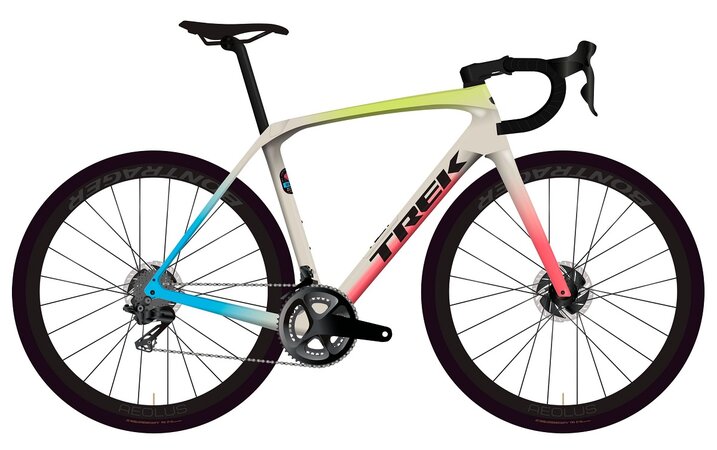Bicykel Trek Domane SL 6 Gen 4 Era White/Glowstick/Coral Fade 2026