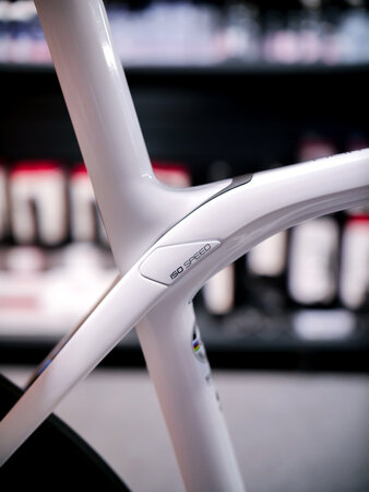 Testovaný bicykel Trek Domane SLR 7 White/Blue 2022