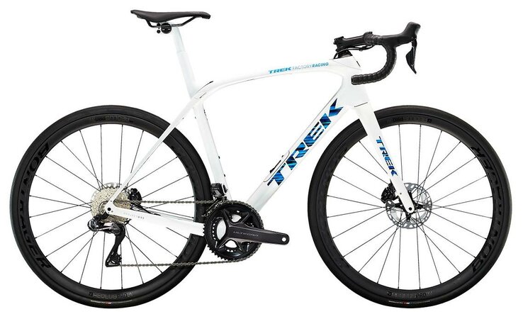 Testovaný bicykel Trek Domane SLR 7 White/Blue 2022