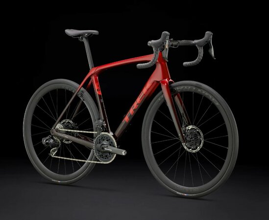 Bicykel Trek Domane SLR 7 AXS Gen 4 Metalic Red Smoke to Red Carbon Smoke 2025 
