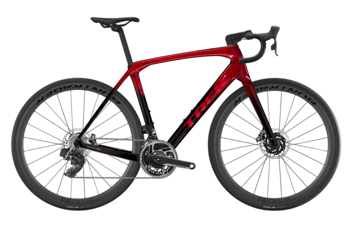 Bicykel Trek Domane SLR 8 AXS Gen 4 Metallic Red Smoke/Red Carbon Smoke 2025